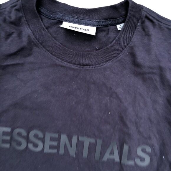 Essentials T Shirt Navy Blue Large - Picture 3 of 4